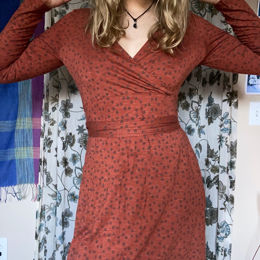 Toad & Co. Wrap dress size S